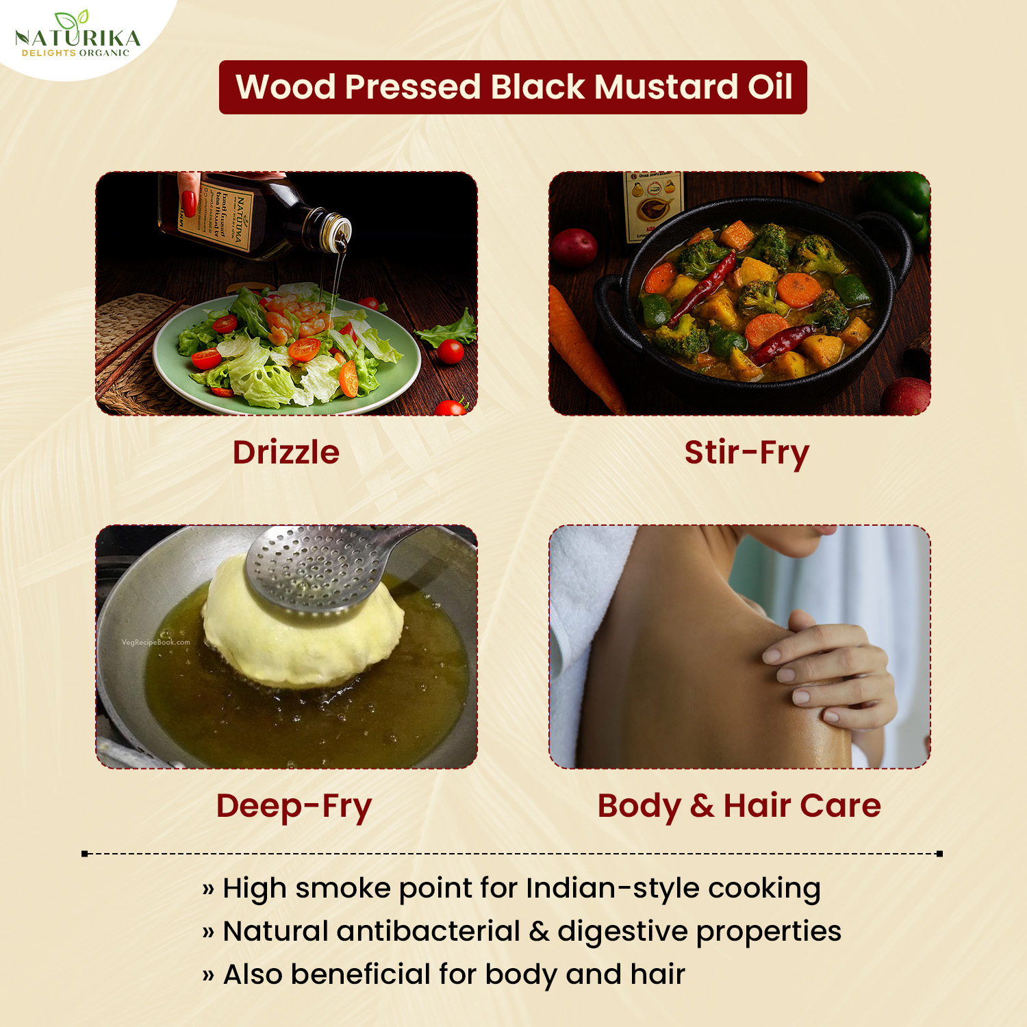 Wood Pressed Black Mustard Oil - Image 3