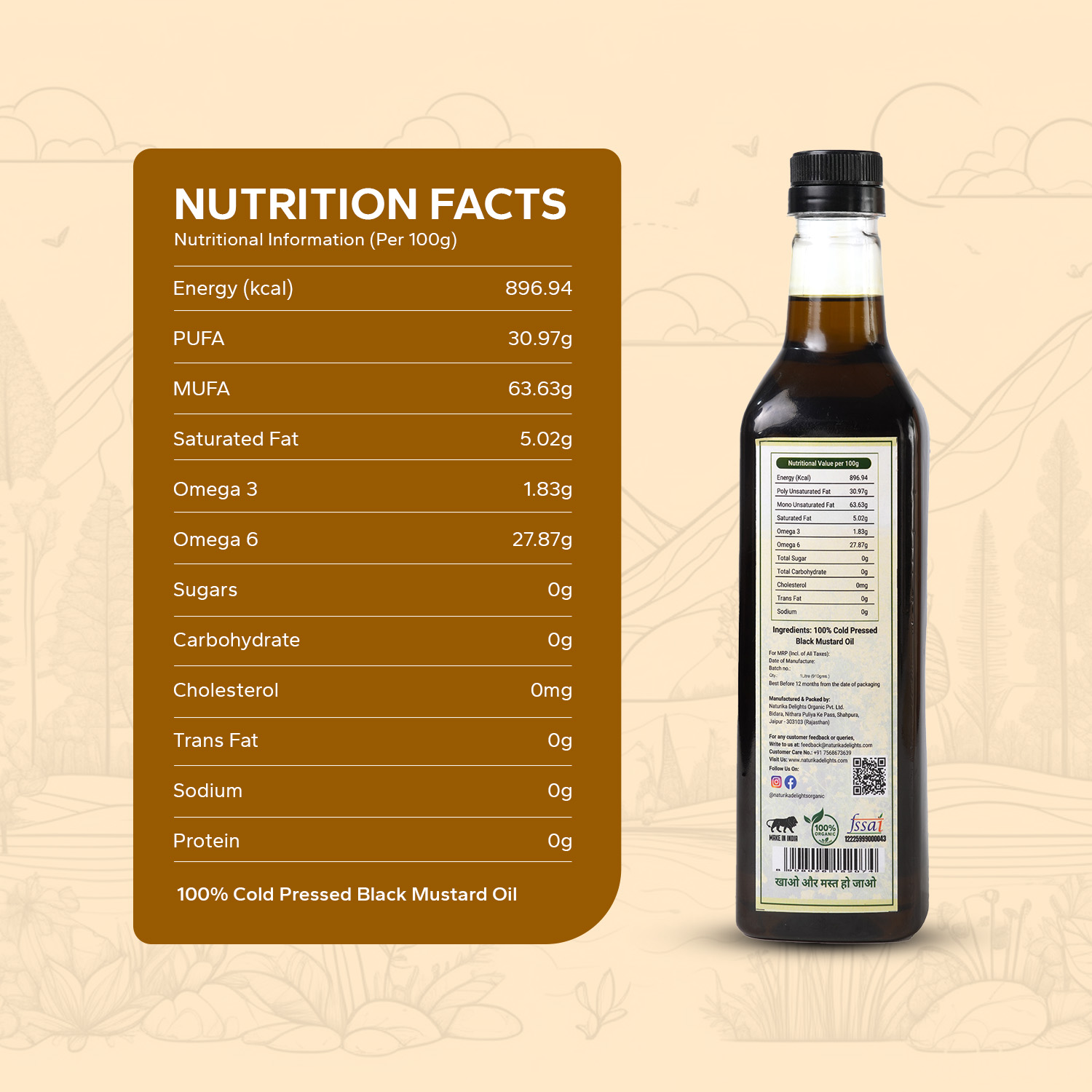 Cold Pressed Black Mustard Oil - Image 4