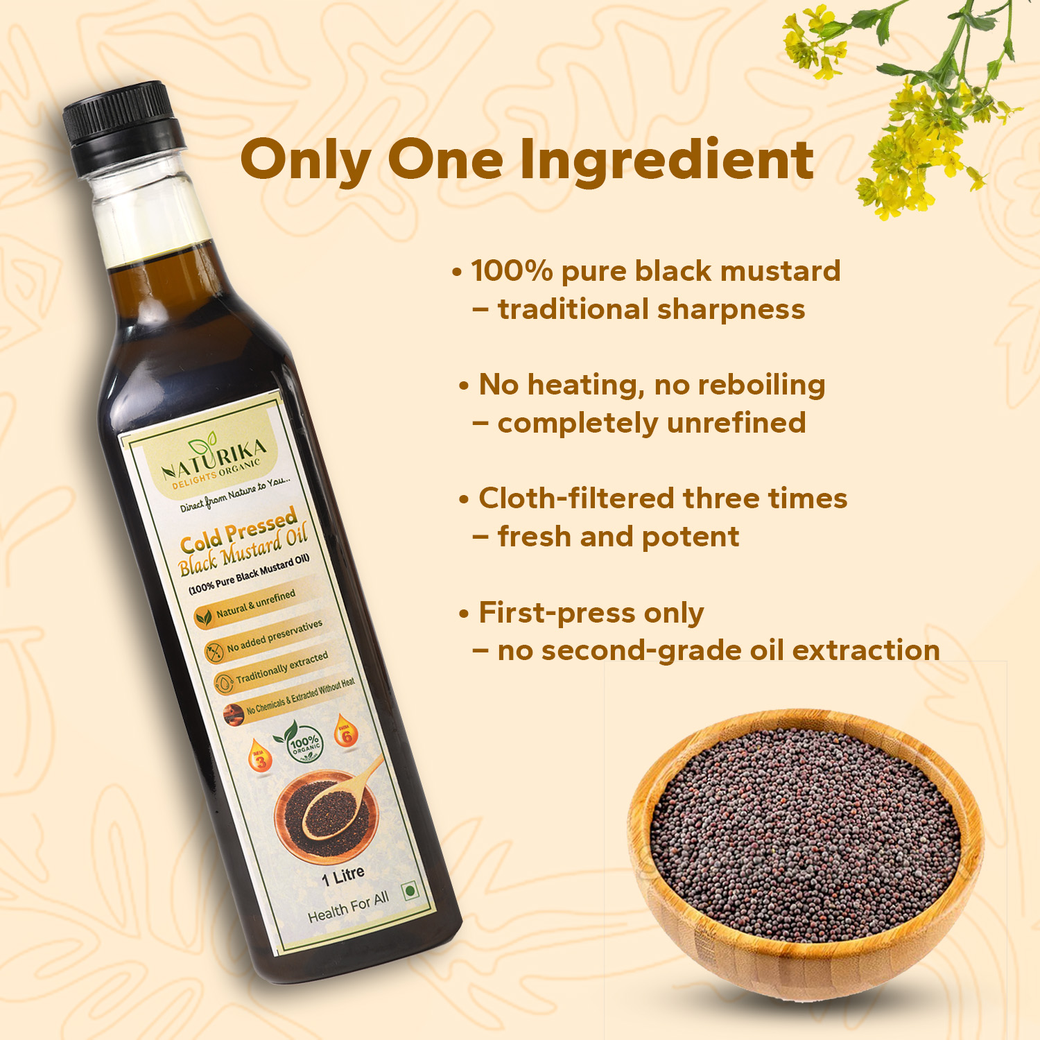 Cold Pressed Black Mustard Oil - Image 5
