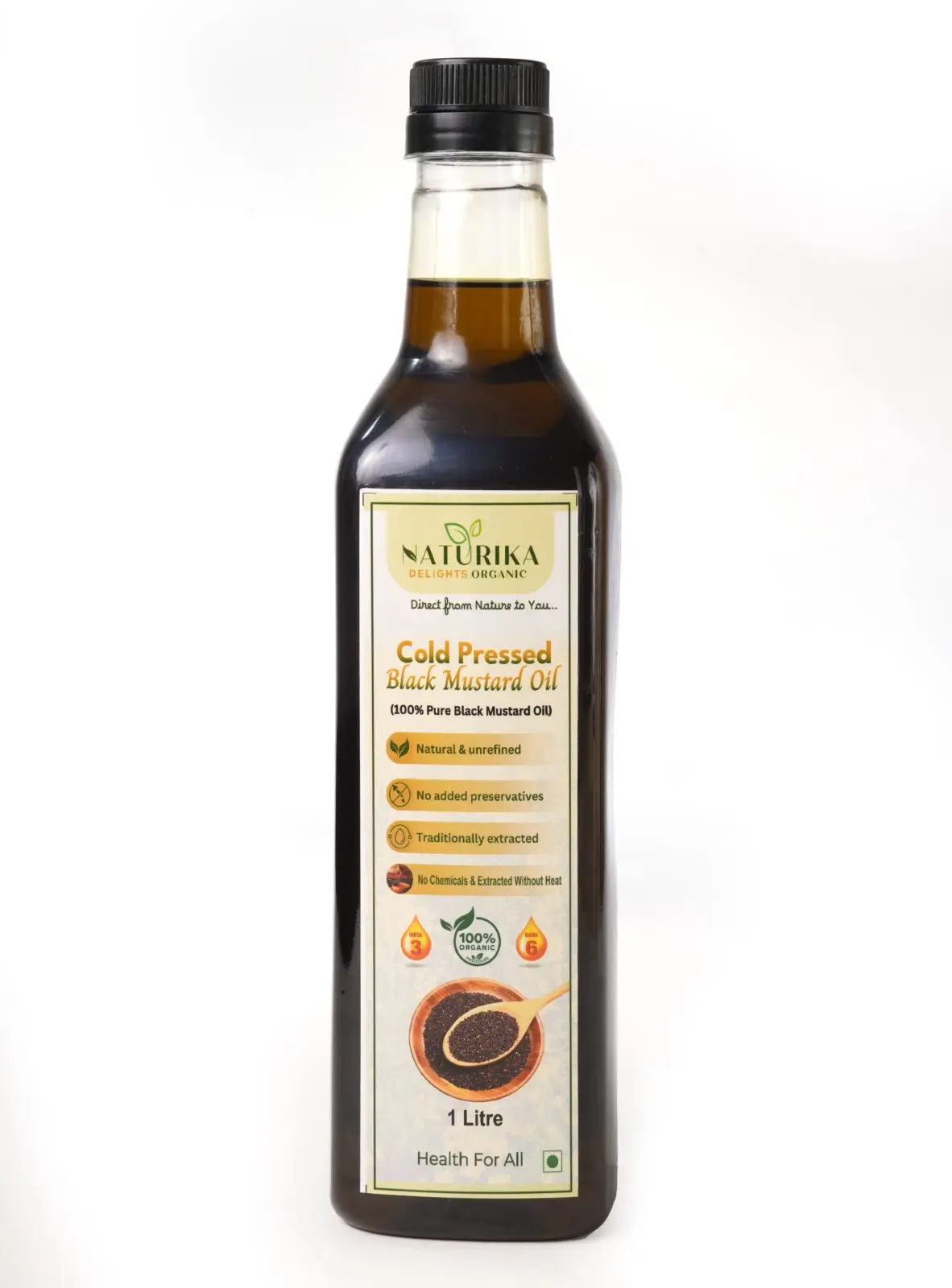 Cold Pressed Black Mustard Oil