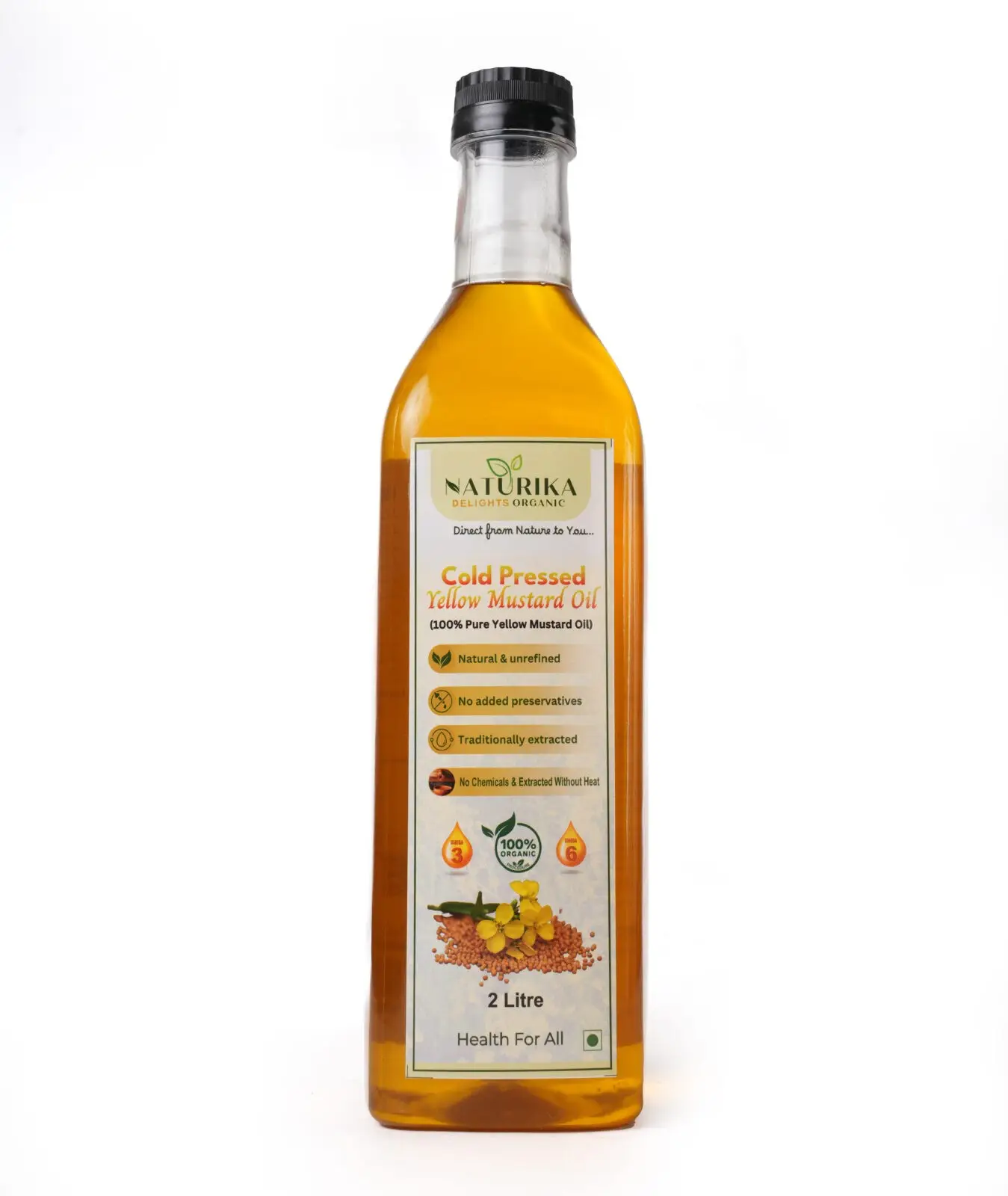 Cold Pressed Yellow Mustard Oil
