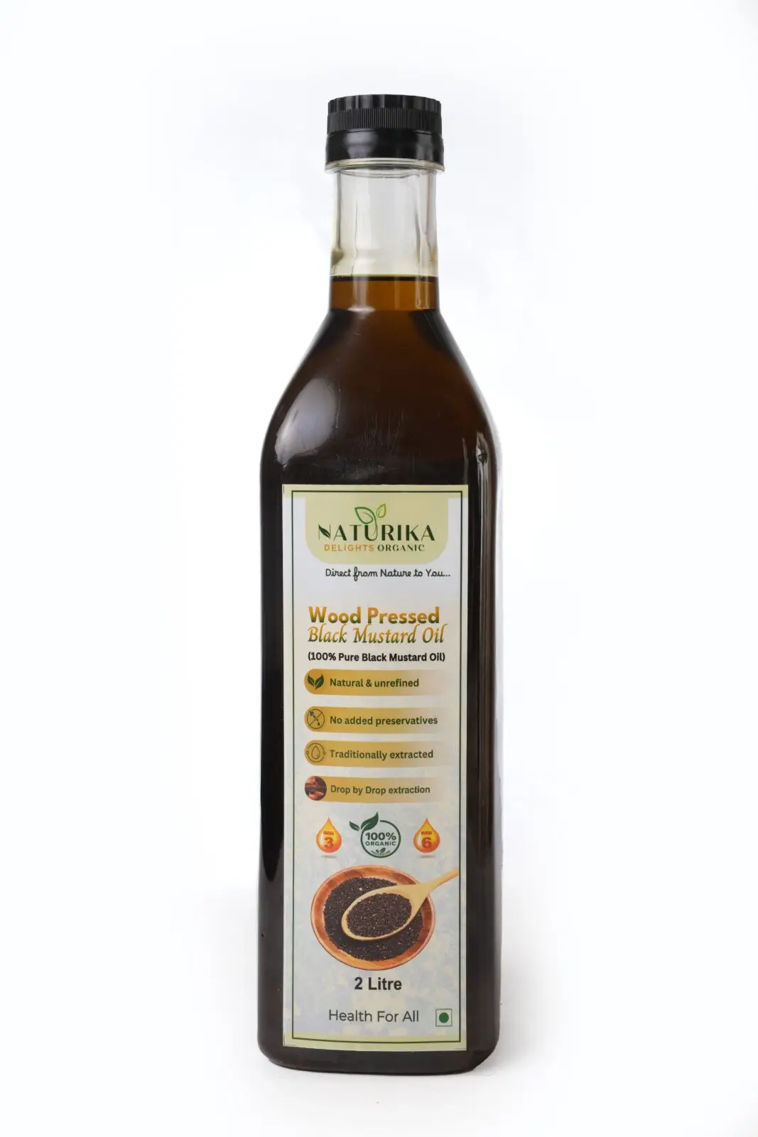 Wood Pressed Black Mustard Oil